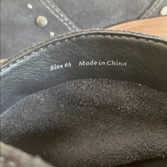 Dolce Vita Gray Suede Booties (Tobin) - Picture 4 of 6